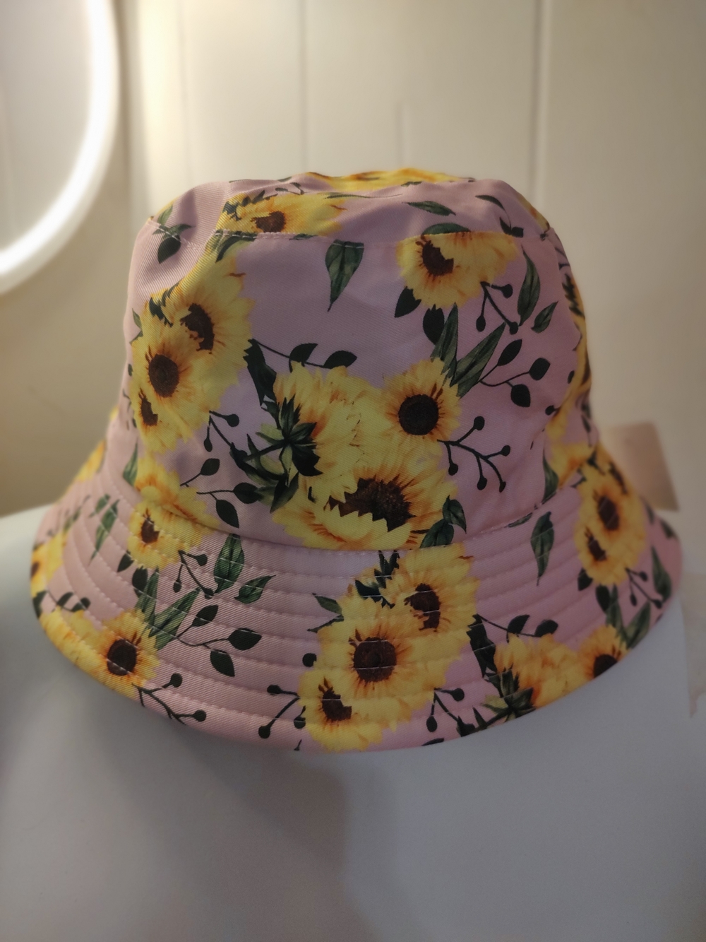 Pink Sunflower Bucket Hat